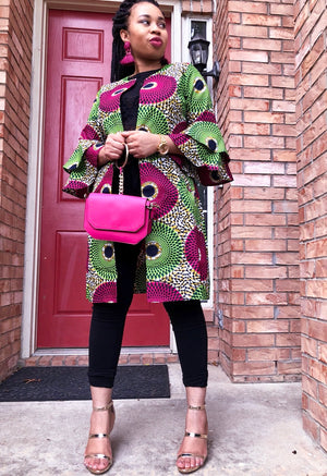 Lizzy African Print Dress Jacket