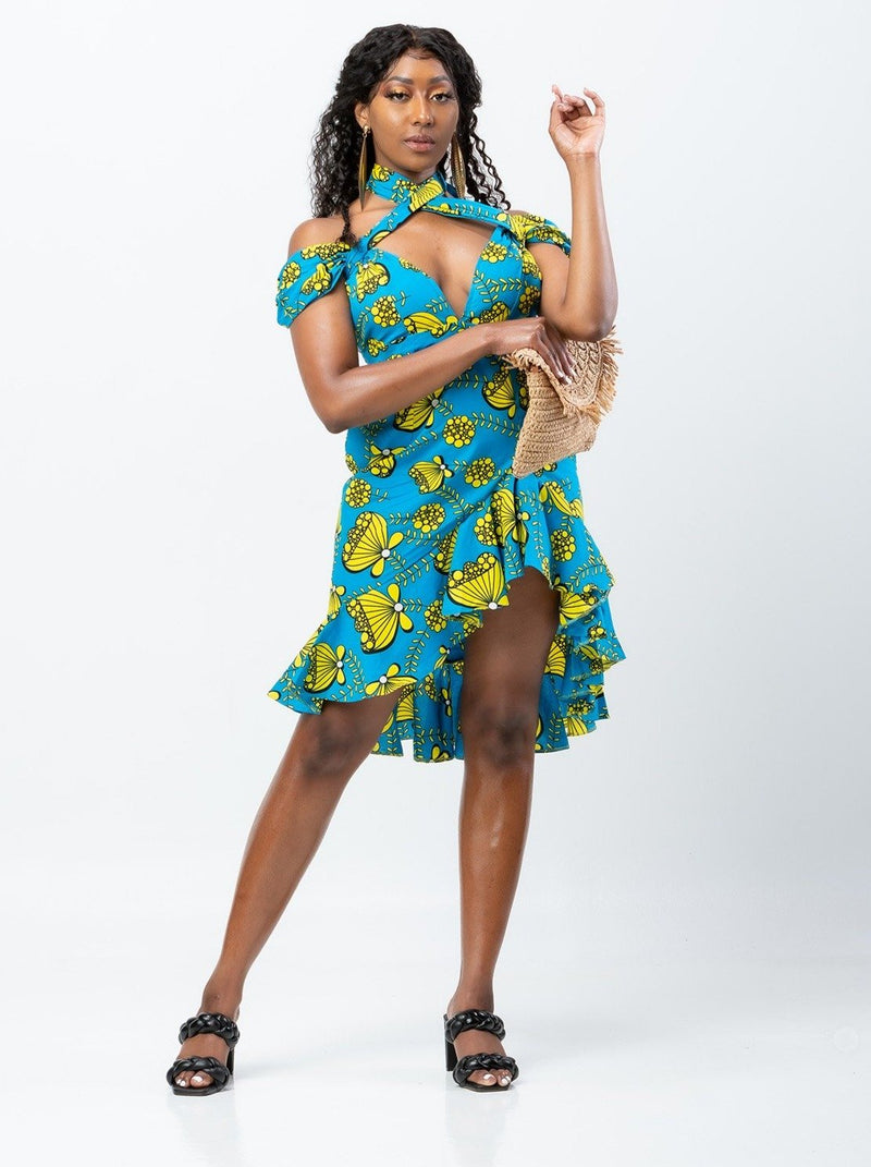 African Infinity wrap Dress