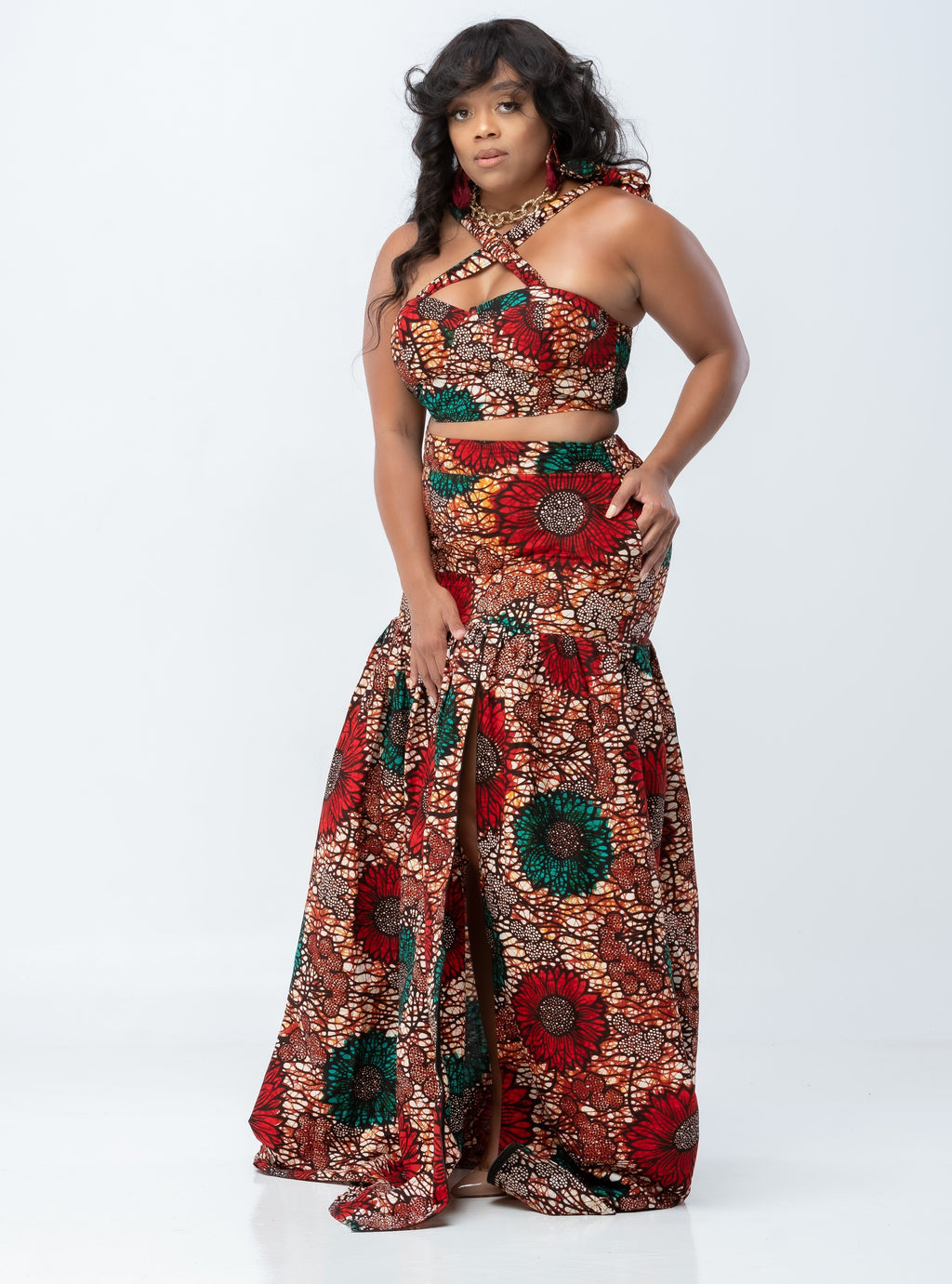 African Maxi skirt