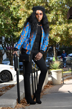 African print dress