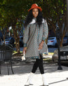 African Print  Bose Shirt Dress - Blue
