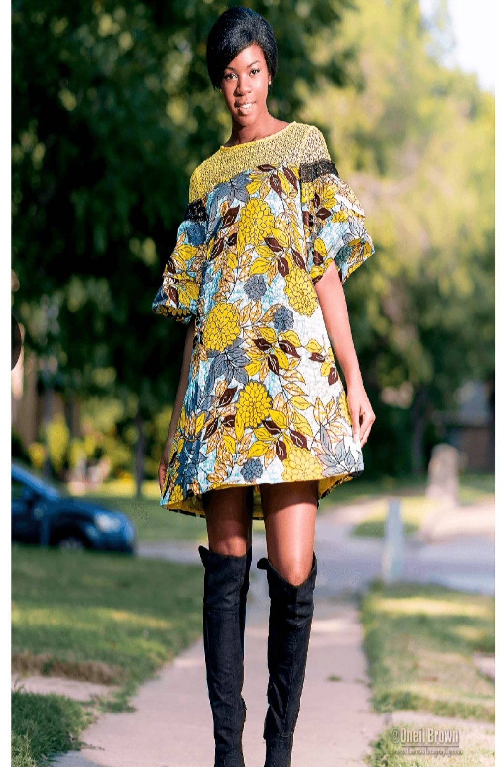 African Print Dress