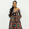 African print dress