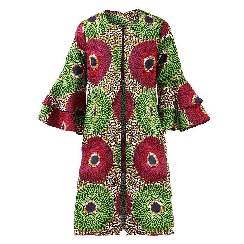 Lizzy African Print Dress Jacket
