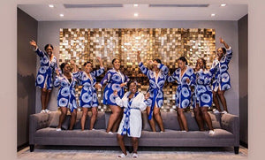 African Print Dose of Love Robes