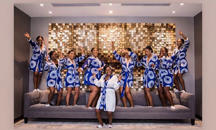Dose Of Love African Print Robe